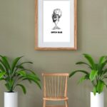 Mise en situation Poster Frame in living room Mockup 2 de Open Bar